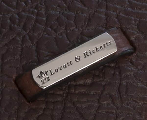 English Saddlemaker Lovatt & Ricketts nameplate